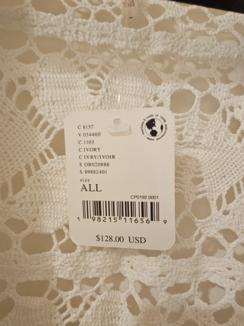 Free People Lace Crochet Kimono, Jacket, Swim Wrap, Cover-up - Picture 6 of 15